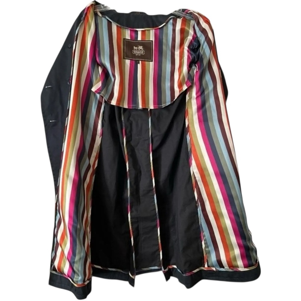 Coach Legacy Collection Trench Coat – Dark Navy - with Garment Bag - Picture 3 of 8